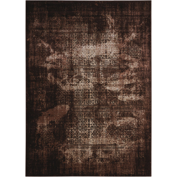 World Menagerie Brauner teppich mit bourailbüschel | Wayfair.de